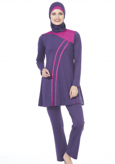 Drop boerkini | Paars