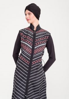 Blackline Longsuit boerkini | Zwart