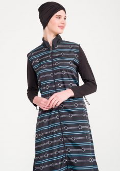 Chia Longsuit boerkini | Zwart