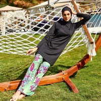 burkini-giant-flower-single-legging-green-single-pants-mayovera-7680-13-B