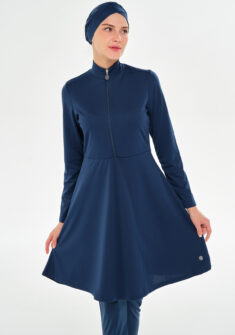 Basic A-lijn boerkini | Blauw