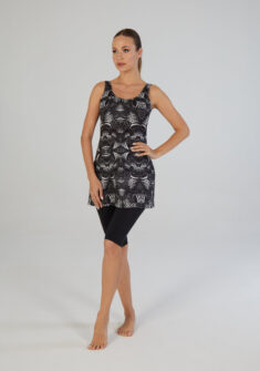 Lina sleeveless burkini | Black