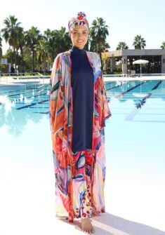 Soraya flair boerkini | Blauw