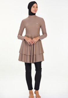 Flowy boerkini | Taupe
